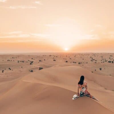 Desert Safari in 4X4 through Lahbab Desert with BBQ Dinner