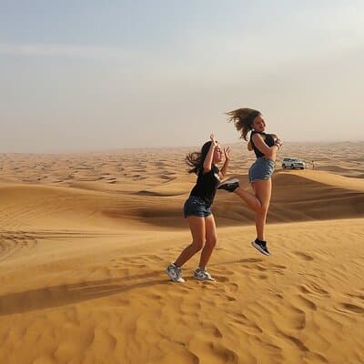 Dubai Morning Desert Safari Lahbab – Private 4x4, Sandboarding