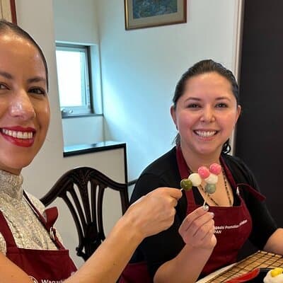 Mochi and Nerikiri Wagashi Combination Cooking Class 2