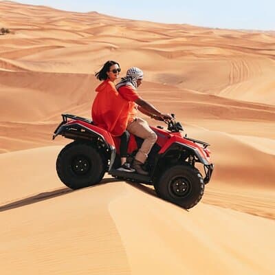 Quad Bike Self-drive & Camel Trekking Experience In Red Dunes Desert 2