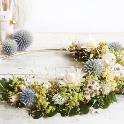 Paris 1e: Preserved Flower Wreath Workshop