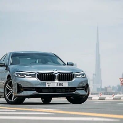 BMW 5 Series Private Airport Transfer to OR from Dubai Airport