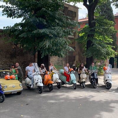 Vespa Tour in Rome Driven by Us with Optional Pick Up 3