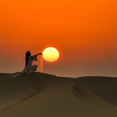 Premium Desert Safari: BBQ, Quad Bike & Sandboarding 3