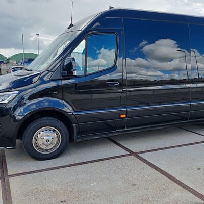 1-15 pers private minibus rental / hire in Amsterdam with driver 5