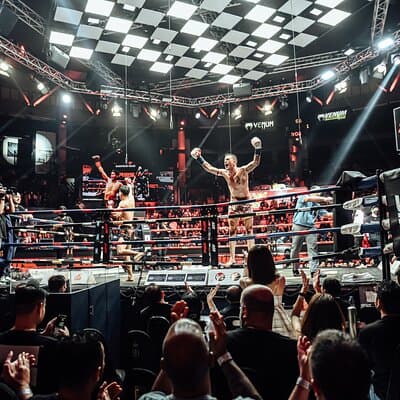 Muay Thai Boxing Match Tickets at Rajadamnern Stadium in Bangkok