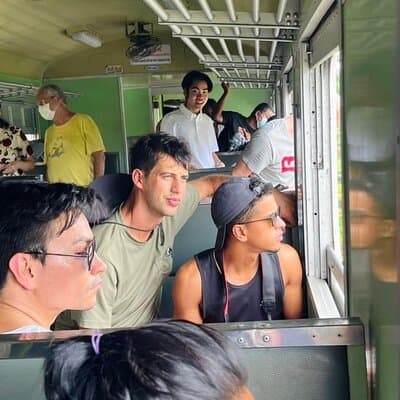 Bangkok Erawan Waterfall River Kwai and Death Railway Tour 5
