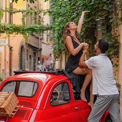 Rome Fiat 500 Vintage tour