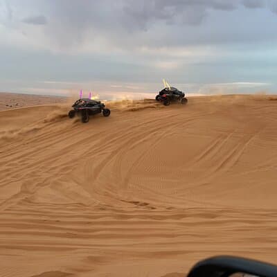 Morning Red Dune Desert Safari Camel Ride and Sandboarding 4