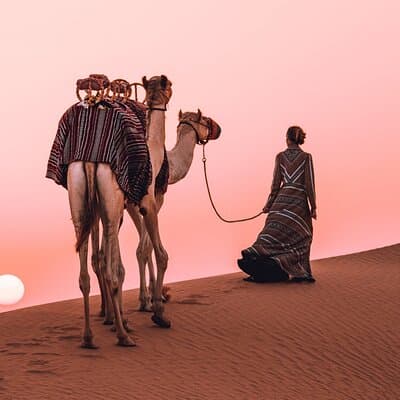 Lahbab Red Dunes Safari with Camel Ride, Sandboard & BBQ 4