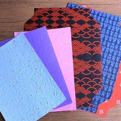 Mini Origami Lamp and Mizuhiki knot Belt Workshop in Ueno 4