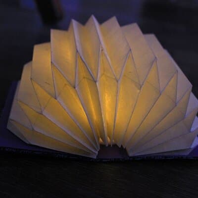 Mini Origami Lamp and Mizuhiki knot Belt Workshop in Ueno