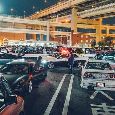 PRIVATE tour in 180SX to Daikoku+++++