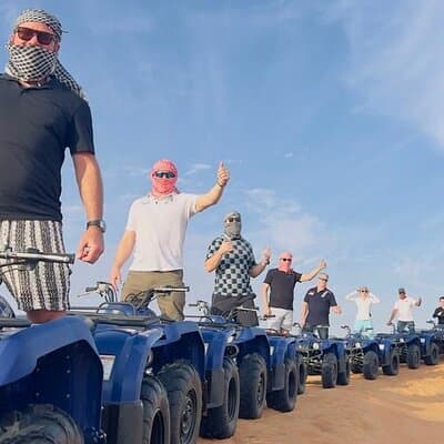 Morning Open Desert Safari with Quad Bike Ride – Shared Car