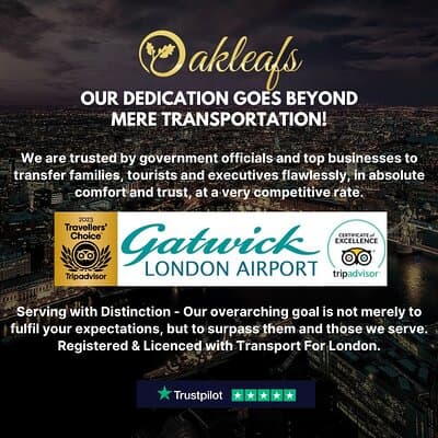 Gatwick Airport - To & From Central London - Private Transfer