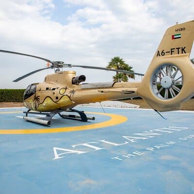 Private: Ultimate Dubai Helicopter Tour with Optional Transfers