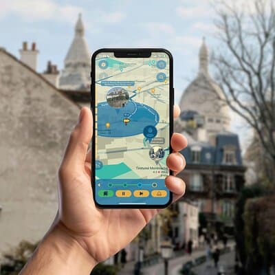 Montmartre GPS App Walking Tour Mobile Game
