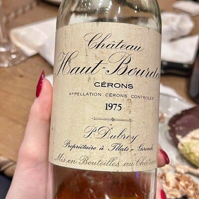 Tasting of old wines with a Master of Wine student 5