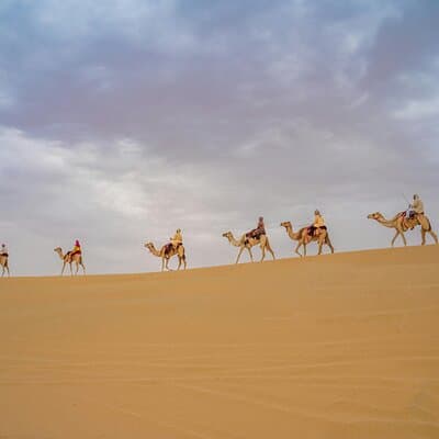 Desert Safari Dubai with BBQ Dinner, Sand Boarding & Camel Ride 5