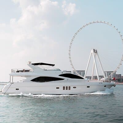Majesty 77ft Diamond Dust — Dubai's best yacht rental