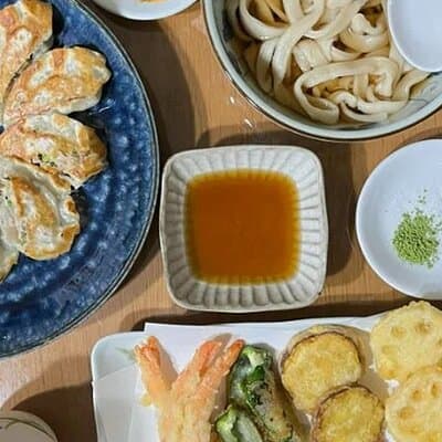 Learn to Make Home Style Tempura Udon and Gyoza 2