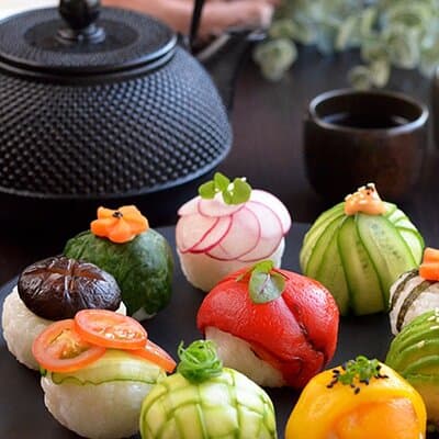 [NEW]JPN CULTURE - Buy@Toyosu Market SUSHI Making +TEA +Maid Cafe