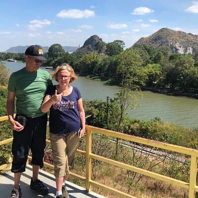 Floating and Railway Markets and Erawan Waterfall (Group Tour) 2