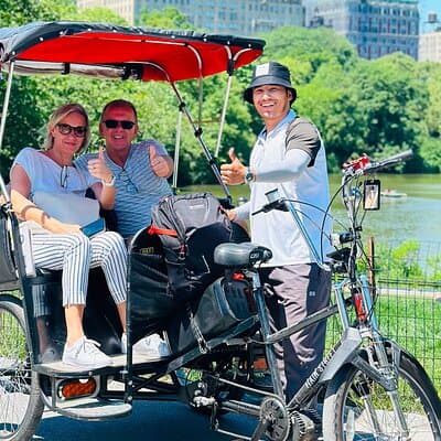 Private 2 Hour Central Park Pedicab Tour with Guide