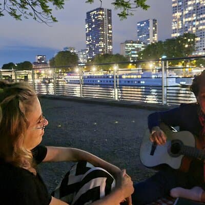 Sunset Picnic with View of Eiffel Tower and Live Music
