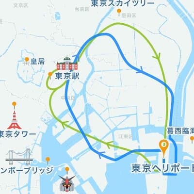 Tokyo Skytree & Tokyo Station Helicopter Tour(15-Min/4pax) 4