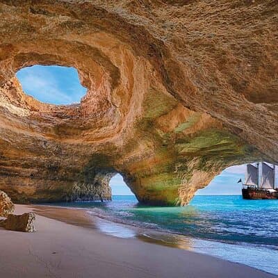 Algarve private day tour from Lisbon with benagil cave boat ride 2