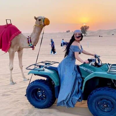 Dubai Premium Evening Desert Safari ATVs, Dinner & Shows 4