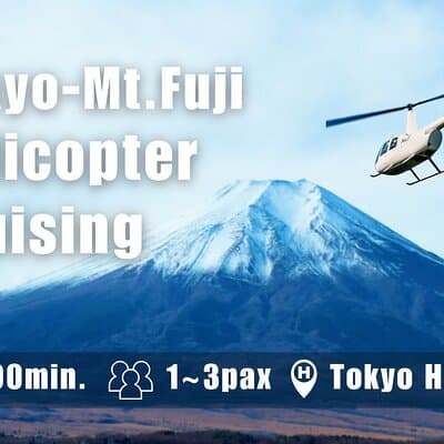 Mt. Fuji + Kamakura Helicopter Private Tour (90-Min)