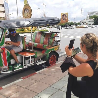 Bangkok TUK TUK Twilight Cultures Market and Food Taste