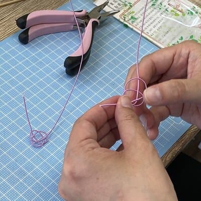 Japanese paper Notebook and Mizuhiki Belt and bookmark Workshop 5