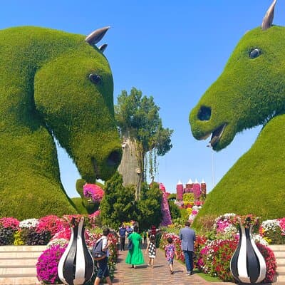 Global Village and Miracle Garden Tour in Dubai