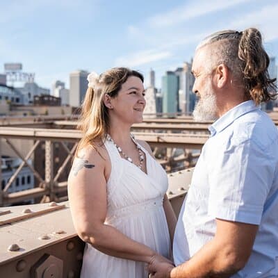 Professional Photoshoot at Brooklyn Bridge in New York