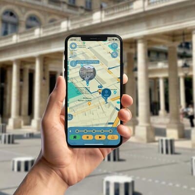 Paris Fashion History GPS App Walking Tour Mobile Game 4