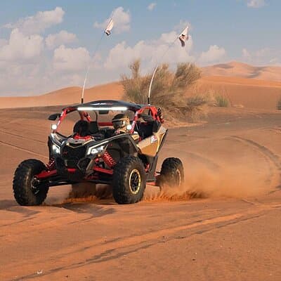 Can-Am Buggy Lahbab: 30/60 Min Camel Ride Sandboard Falcon Photo 5