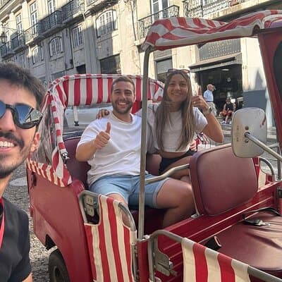 2h Lisbon Private Historical Center Tour by Tuk Tuk