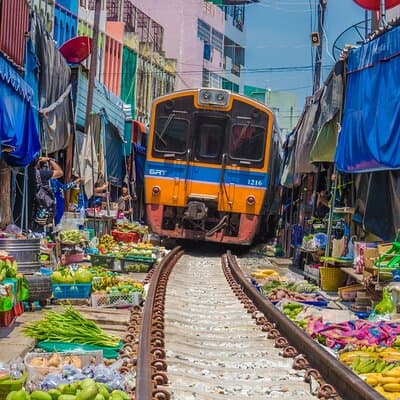 Damnoen Saduak Floating Market & Railway Market Tour from Bangkok 2