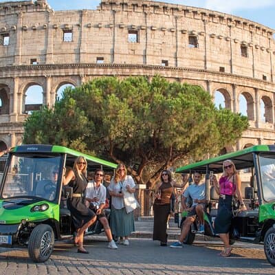 Glide Through Rome on a Golf Cart Adventure