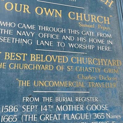 The Great Plague & Black Death Tour of London 3
