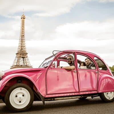 2 Hours Private Guided Tour in a Pink Citroën 2CV 3