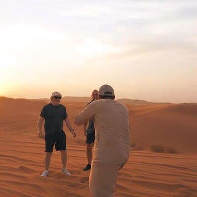 Premium Red Dune Safari with Camel Ride and BBQ in Arabian camp 4