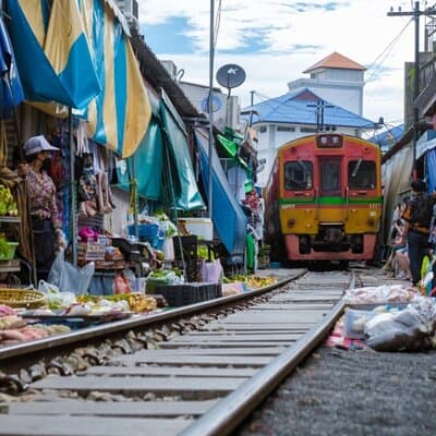Half-Day Railway Market and Floating Market Tour in Thailand 3