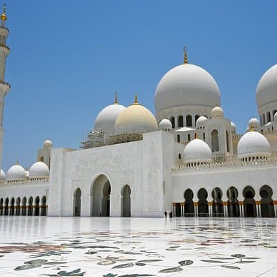 From Dubai Sheikh Zayed Grand Mosque Tour