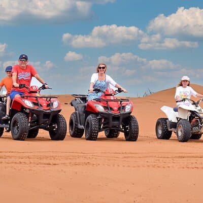 Quad Bike Thrill: 30/60-Minute Red Dune Adventure with Camel Ride