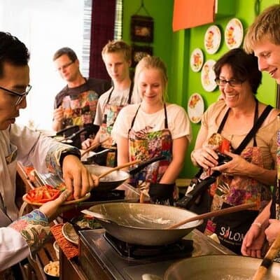 Silom Thai Cooking Experience with Market Visit