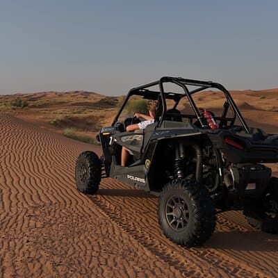 Dubai: Dune Buggy Safari and Camel Ride with Transportation